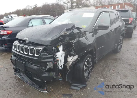 2023 Jeep Compass Limited 4X4 из США, поврежденный, VIN 3C4NJDCN8PT512863